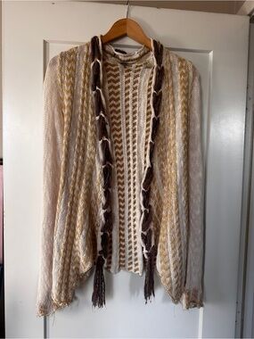 Braided Boho Cardigan in by Gimmicks by BKE